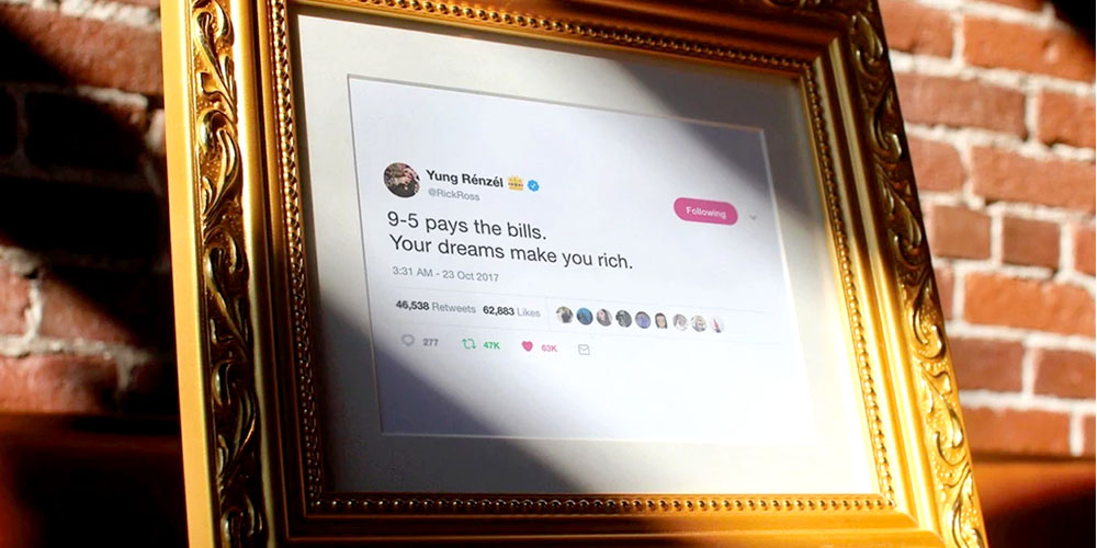 Framed Tweets