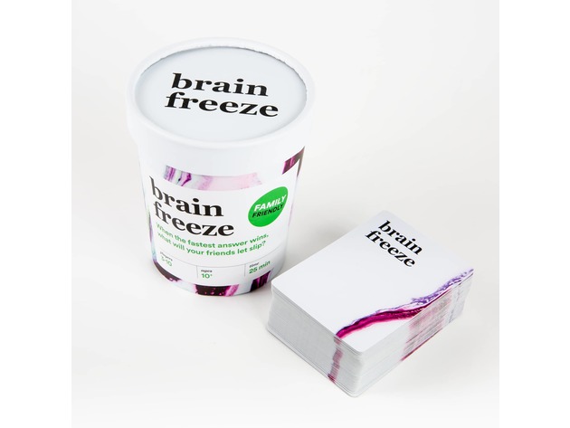 Brain Freeze: The Speak-Before-You-Think Game for All Ages - Family Edition
