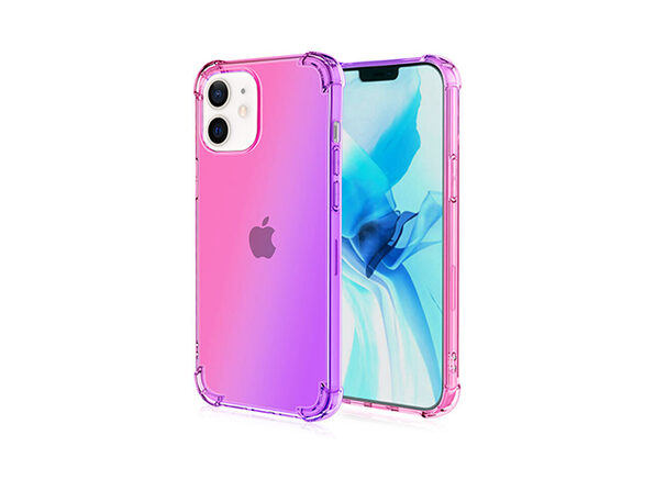 Iphone Dual Tone Case Iphone 12 Mini Pink Purple Stacksocial