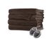 Sunbeam Velvet Plush Electric Heated Blanket King Size Walnut Brown Washable Auto Shut Off 20 Heat Settings - Walnut Brown
