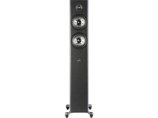 Polk Audio R500BK Reserve R500 Compact Floorstanding Loudspeaker (Black, Single)