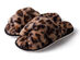 Comfy Toes Women's Slippers (Leopard/Size 9)