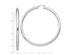 Jumbo Hoop Earrings in Sterling Silver 3 Inch (5.0mm)