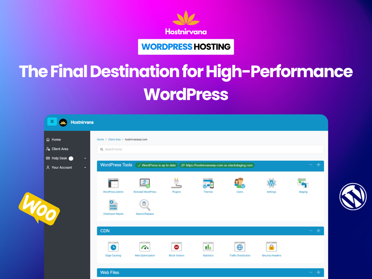 Hostnirvana WordPress Website Hosting: Lifetime Subscription - 15 Websites