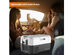 Costway 37 Quart Portable Electric Car Cooler Refrigerator Compressor Freezer Camping - White+Black