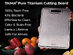 Taima Pure Titanium Cutting Board V2 (Medium, 14" x 10")