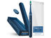 AquaSonic Icon Toothbrush with Magnetic Holder & Slim Travel Case (Navy)