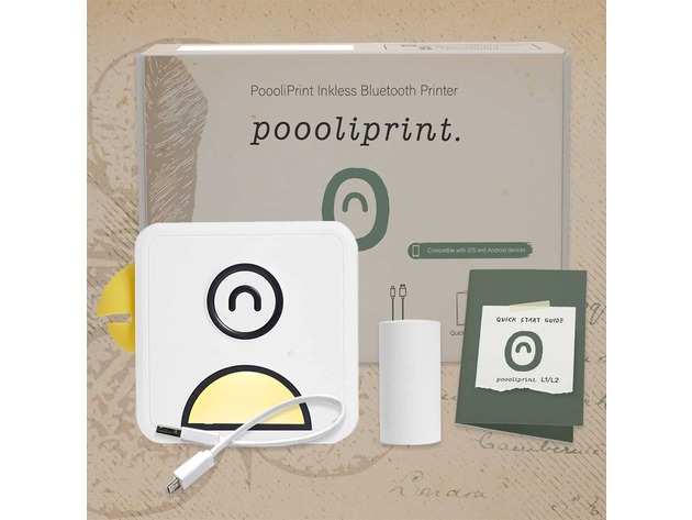 PoooliPrint Inkless Bluetooth Pocket Printer