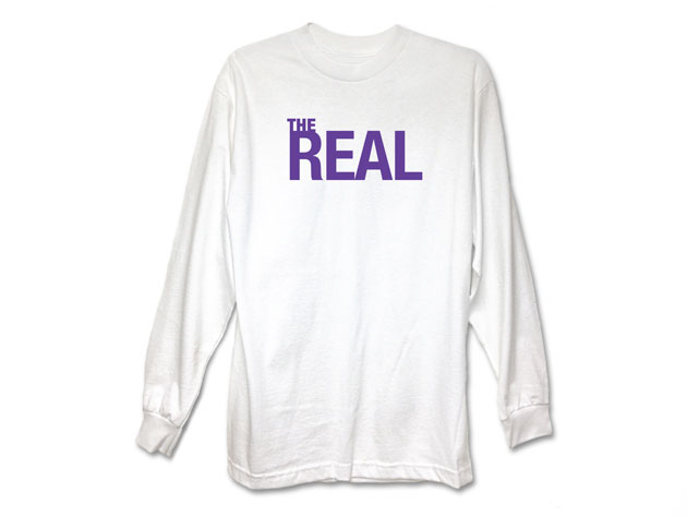 The Real White Long Sleeve Shirt (XXL)