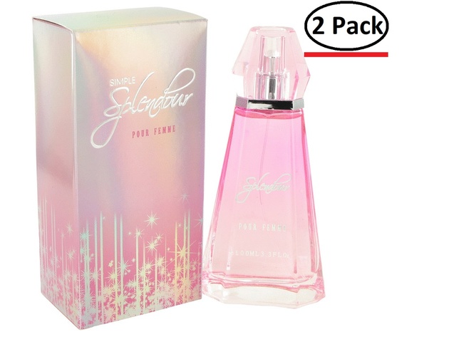 Simple Splendour by Joseph Prive Eau De Toilette Spray 3.3 oz for Women (Package of 2)