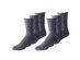 Mechaly Unisex Classic Crew Athletic Sports Cotton Socks 25 Pack - Grey