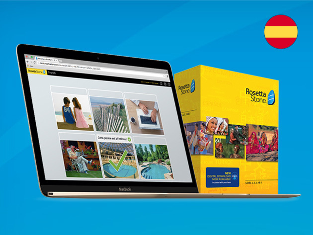 Rosetta Stone® Language Learning (Spanish, Spain, Levels 1-5 Instant Download)
