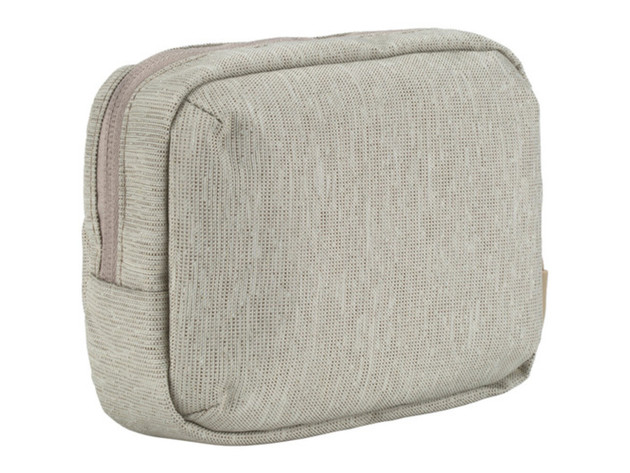 Incase Designs Corp Mesh Compartment Blended Weave City Accessory Pouch, Heather Khaki