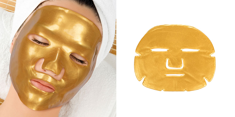 Gold Collagen Face Masks: 3-Pack