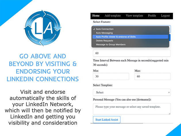 Linked Assist Marketing Tool: Lifetime Subscription