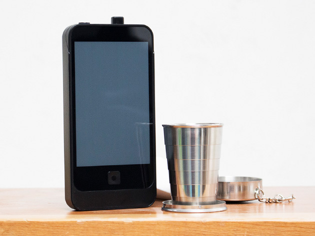 iFlask: 2-Pack + Collapsible Keychain Shot Glass