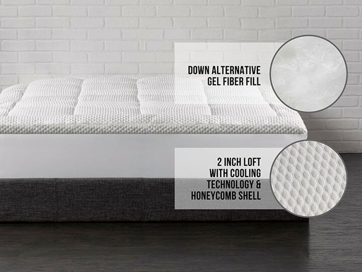 arctic chill super cooling mattress topper ella jayne home