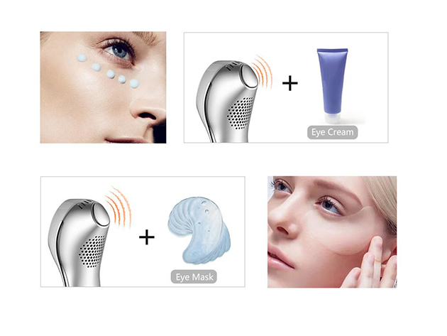 Hot/Cool Sonic Vibration Facial & Eye Massager