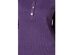 Karen Scott Women's Sport Wing-Collar Snap-Front Top  Purple Size Large