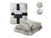 Waleed Faux Wolf Fur Throw Dark Grey