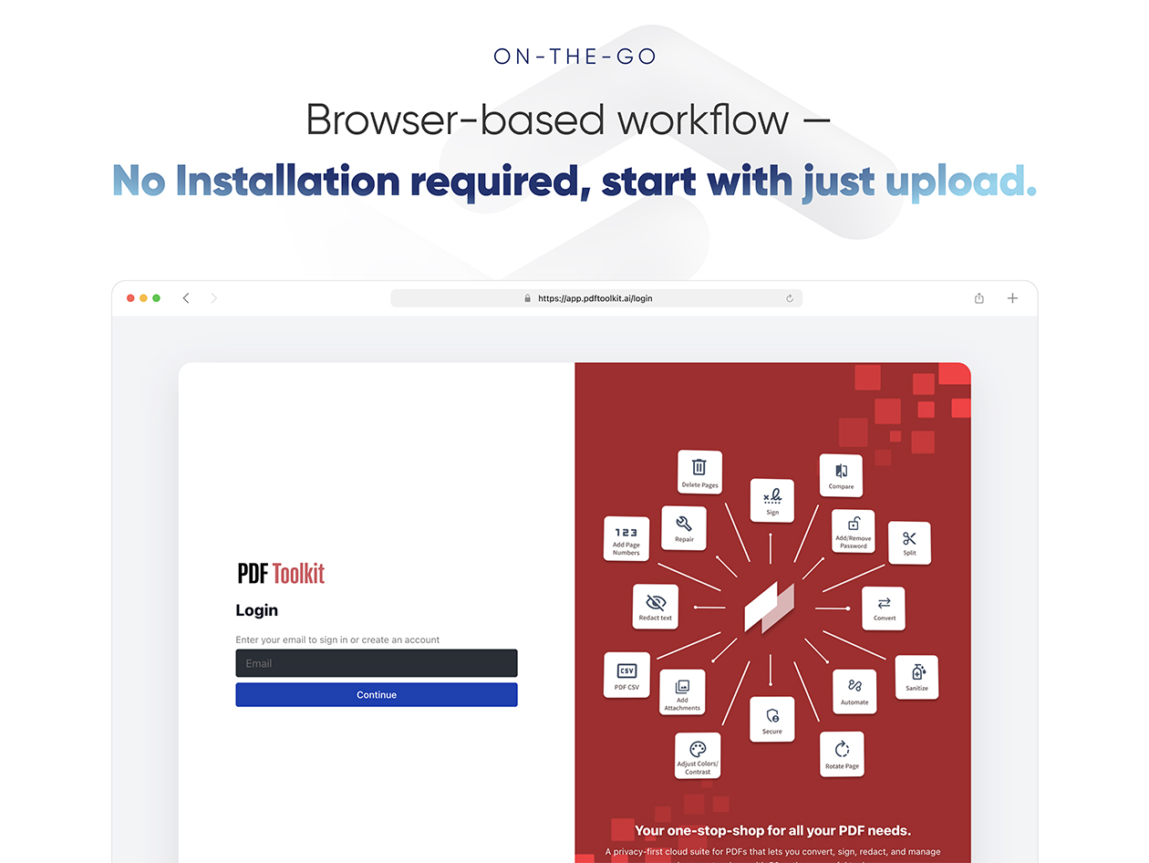 PDFToolKit - Pro Plan: Lifetime Subscription