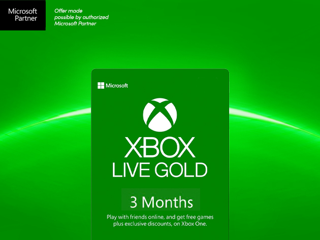 Xbox Live Gold 3 Month Subscription