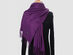 Lavisha Cashmere-Blend Shawl (Magenta Purple)