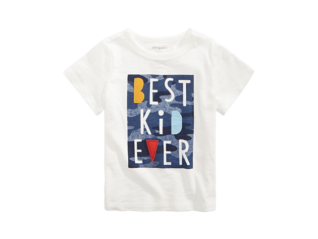 First Impressions Baby Boys Best Kid-Print Cotton T-Shirt White Size 18 Months