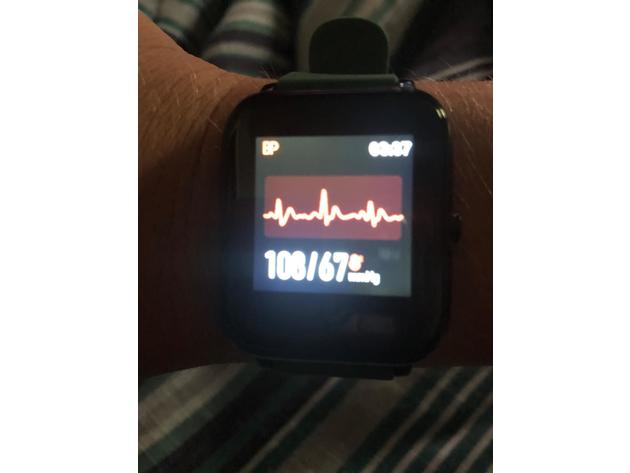 Smartwatch with Blood Pressure, Blood Oxygen Monitor and Fitness Tracker