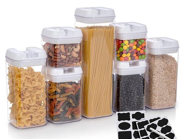 Cheer Collection 7-Piece Food Container Set