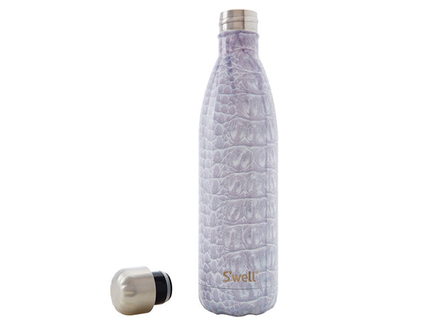 S'well 'Blanc Crocodile' Water Bottle in White (25 oz.)
