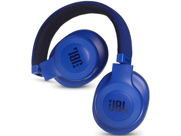 JBL E55BTBLU Wireless Over-Ear Headphones Blue