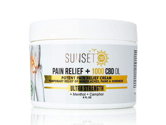 Sunset CBD Pain Relief Cream (1,000mg) | Joyus