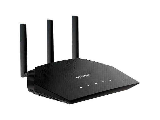 Netgear RAX10100NAS 4-Stream Dual-Band WiFi 6 Router with NETGEAR Armor&#0153; & NETGEAR Smart Parental Controls&#0153;