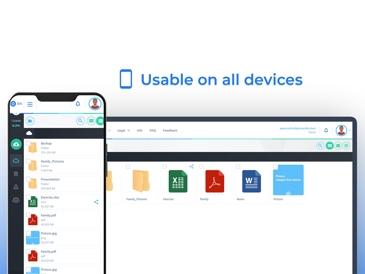 Scramble Cloud Storage: Lifetime Subscription (5TB)