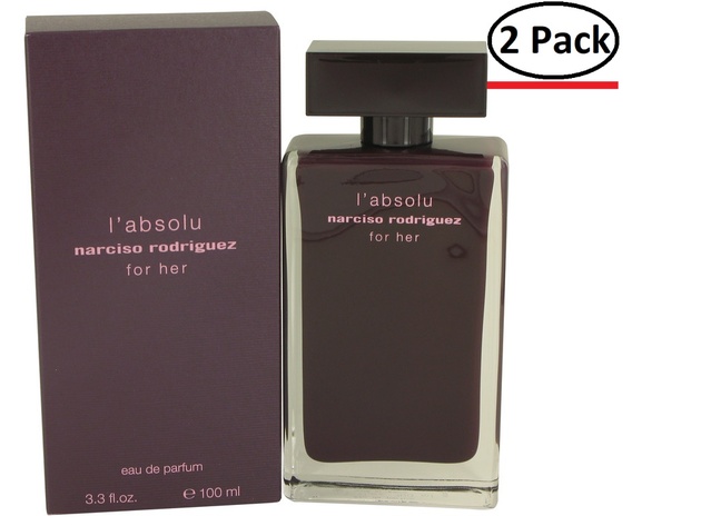 Narciso Rodriguez L'absolu by Narciso Rodriguez Eau De Parfum Spray 3.4 oz for Women (Package of 2)