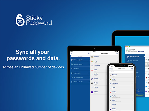 Sticky Password Family Pack: 1-Yr Subscription (Code 1)