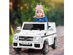 Costway Mercedes Benz G65 Licensed 12V Electric Kids Ride On Car RC Remote Control White\ Black\ Red - White
