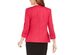 Kasper Women's Collarless 3/4-Sleeve Blazer Pink Size 14