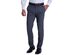 Kenneth Cole Reaction Men's Stretch Heather Glen Plaid Slim Fit Flat Front Dress Pants Charcoal Heather Charcoal Size 33X32