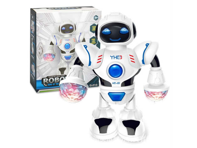 Children Kids Electronic Walking Dancing Smart Space Robot Astronaut Music Toys 