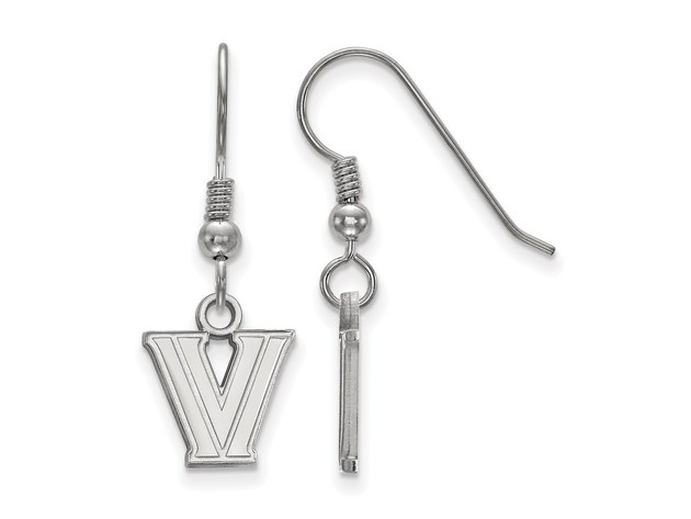 NCAA Sterling Silver Villanova University XS Dangle Earrings
