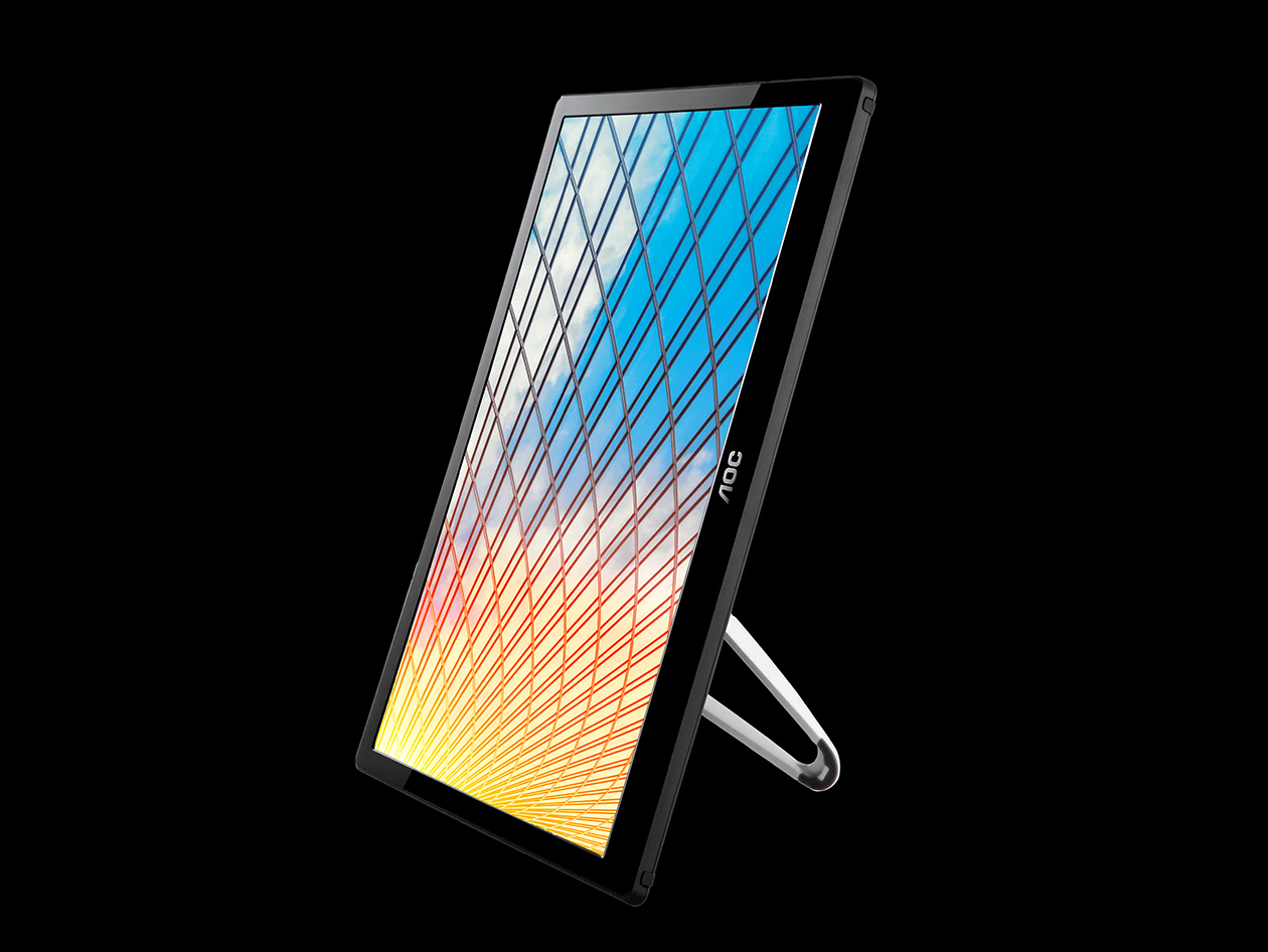 AOC E1659FWU 15.6" USB-3.0 Portable LED HD Monitor (Refurbished)