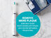 Shyn Sonic Rechargeable Electric Toothbrush with Whitening Brush Head (White)