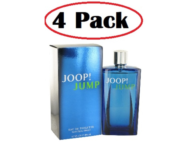 4 Pack of Joop Jump by Joop Eau De Toilette Spray 6.7 oz