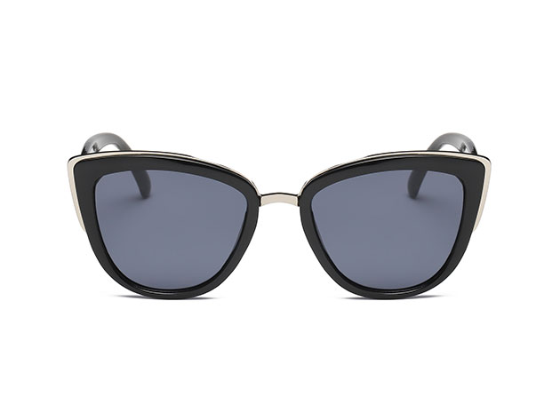 Ivory + Mason Francesca Sunglasses in Black