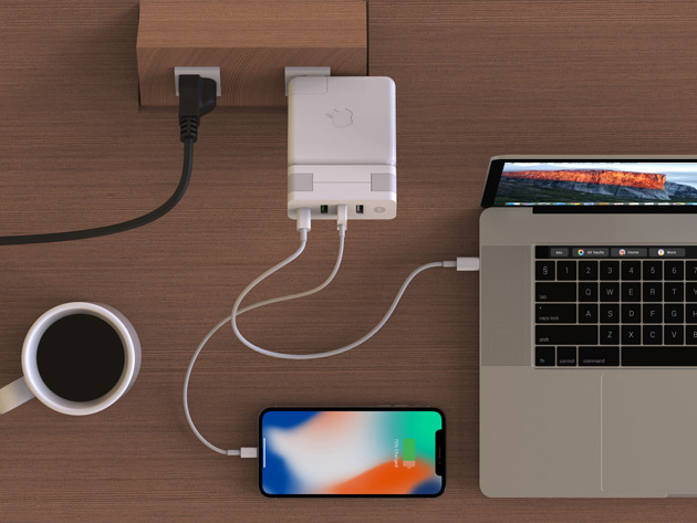 M2 Cube USB-C Expansion for Apple USB-C Power Adapter