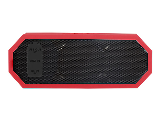 Altec Lansing Jacket H20 3 Bluetooth Speaker - Deep Red (Renewed)