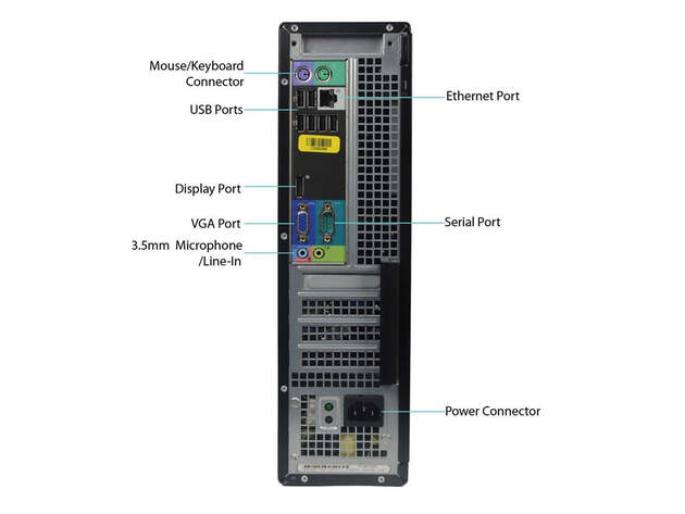 Dell OptiPlex 7010 Desktop (2012) 3.2GHz i5-3470 16GB RAM 256GB SSD (Refurbished)