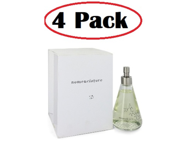 4 Pack of Nomenclature Orb Ital by Nomenclature Eau De Parfum Spray 3.4 oz